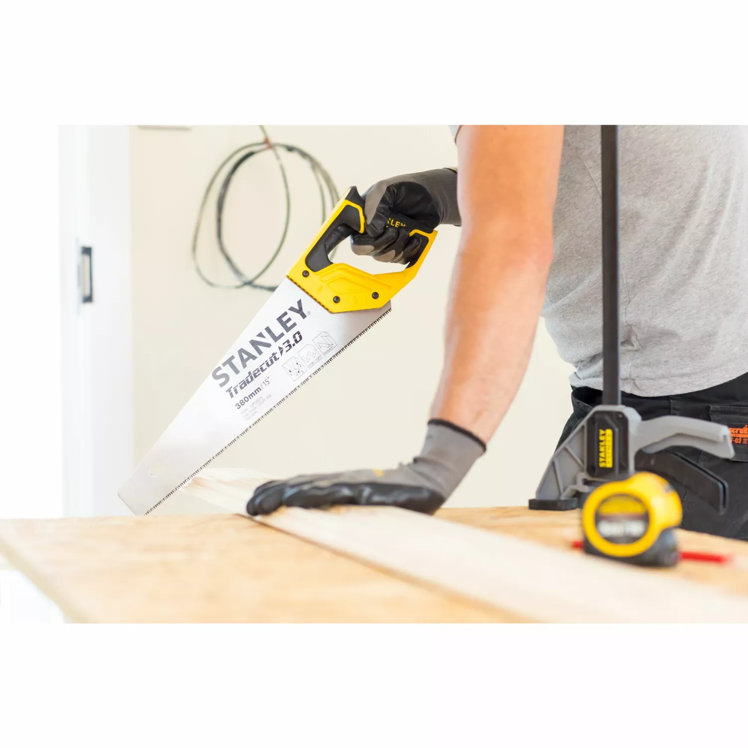 Stanley STHT20349-1 Houtzaag Tradecut Fijn - 380mm - 11 TPI-image