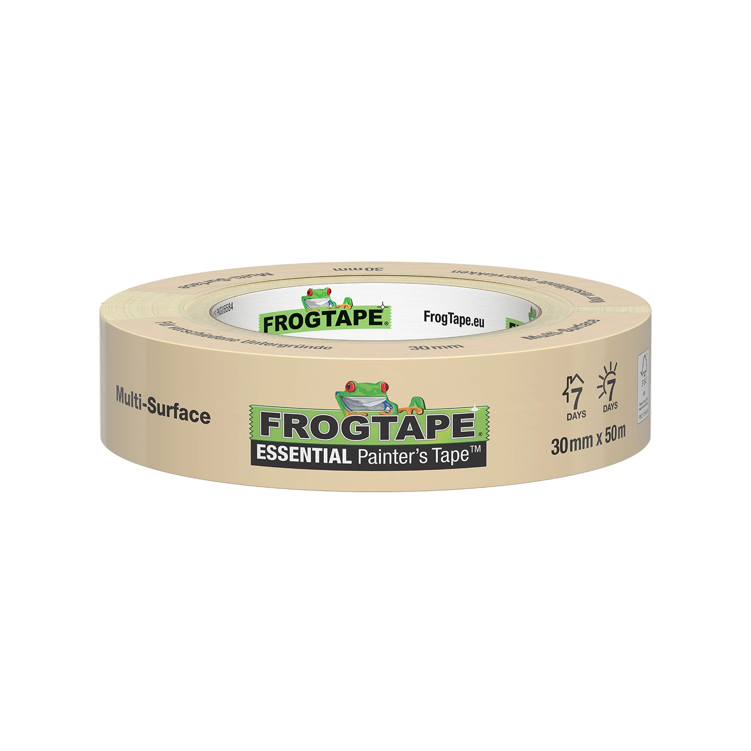 FrogTape Essential Ruban de masquage 30 mm x 50 m