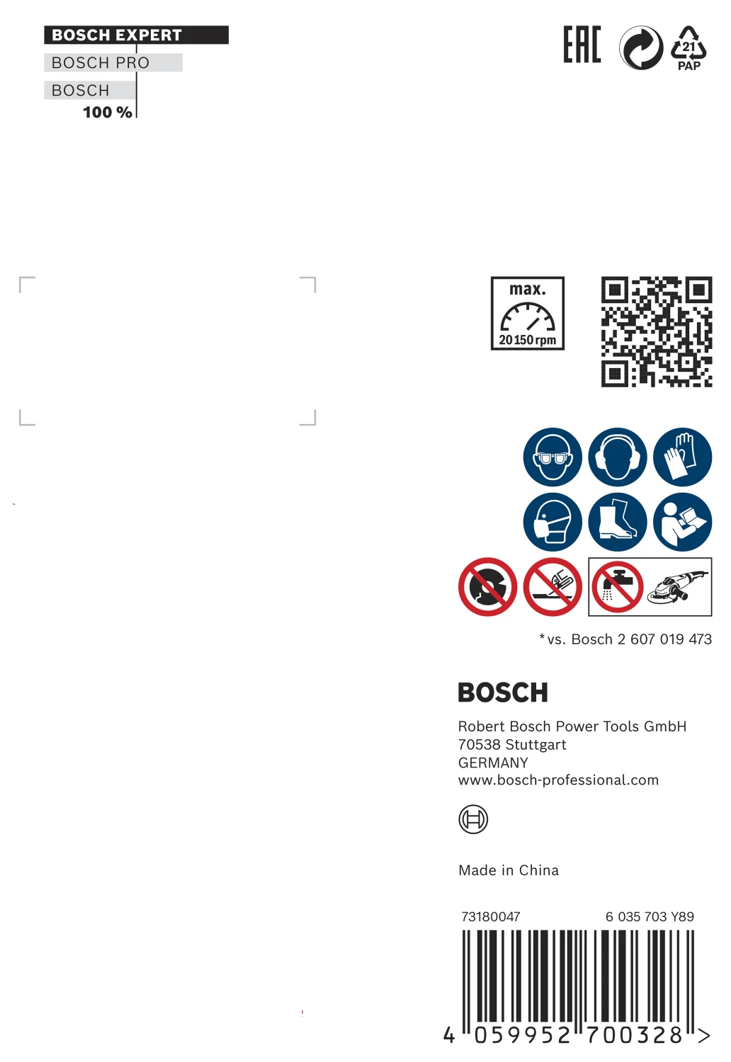Bosch 2608902391 Diamantdoorslijpschijf Hard Ceramic 76mm-image