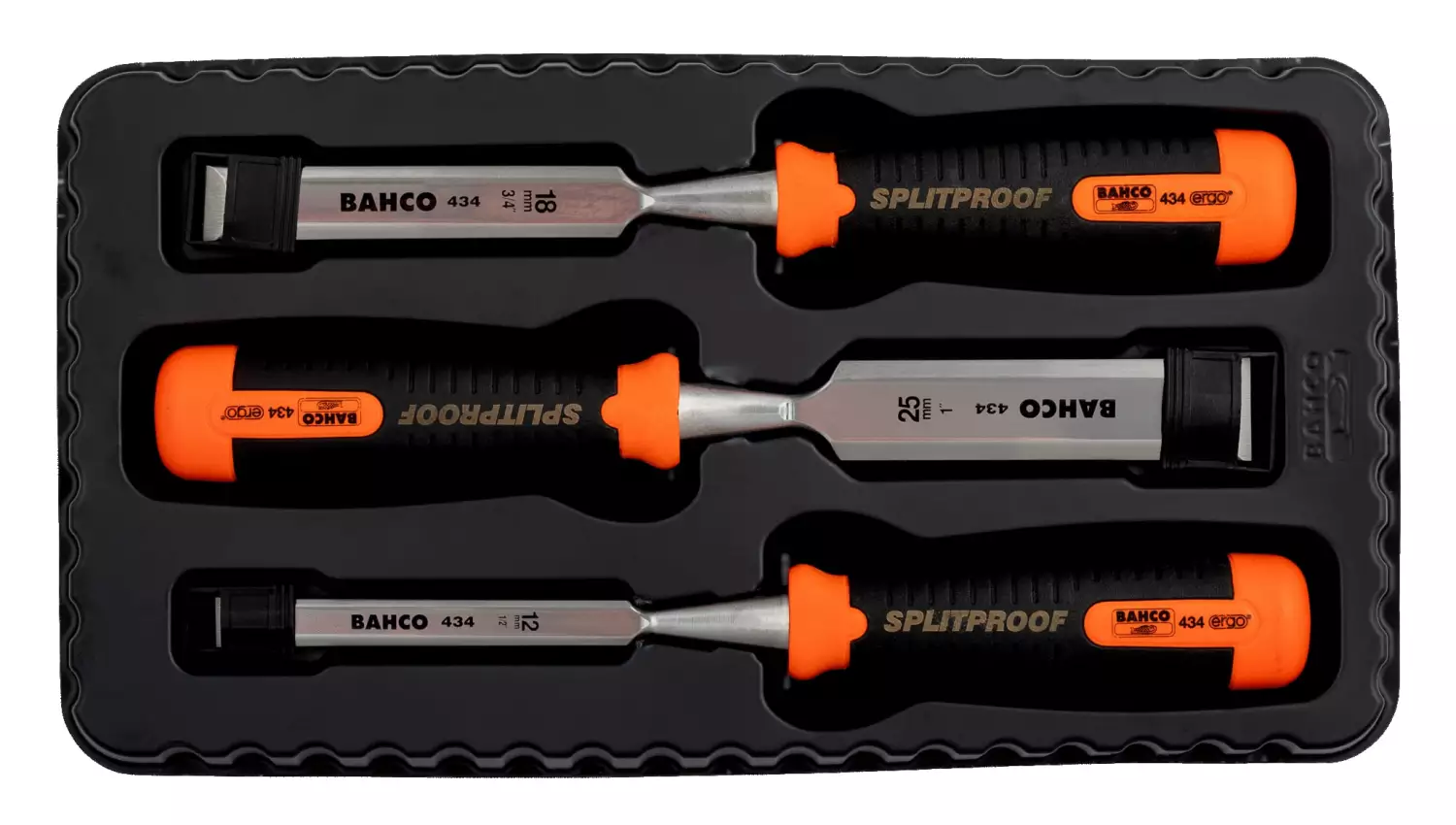 Bahco 434-S3-EUR 3 delige beitel set-image