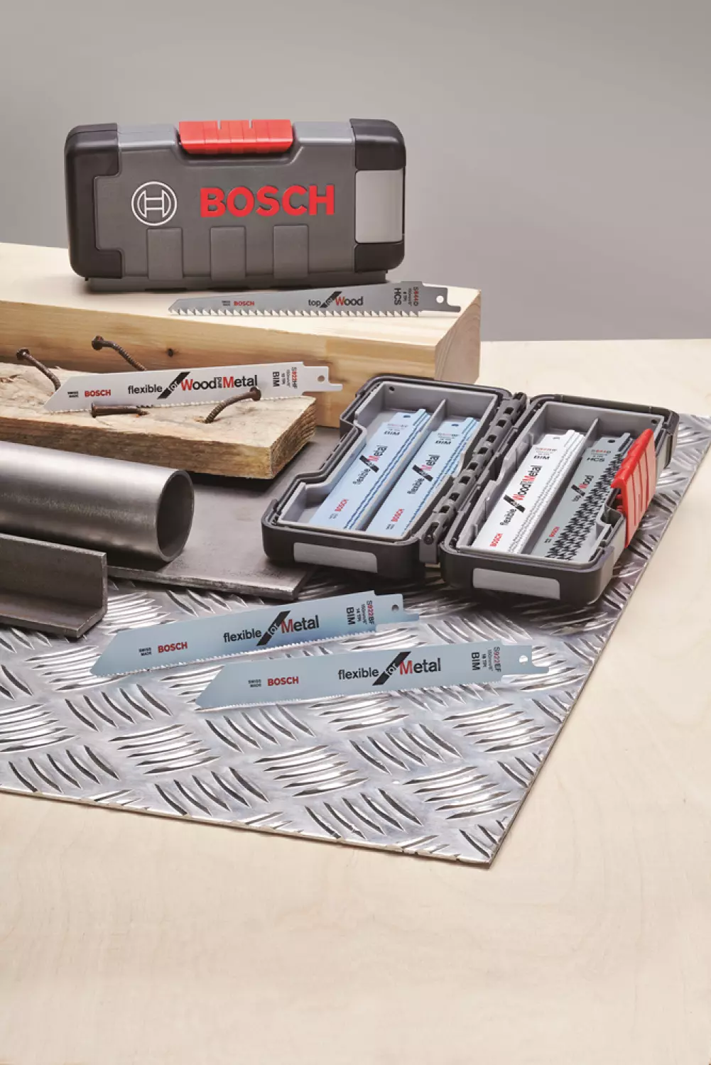 Bosch 2607010902 20 delige Reciprozaagbladen set in koffer - Hout/Metaal-image