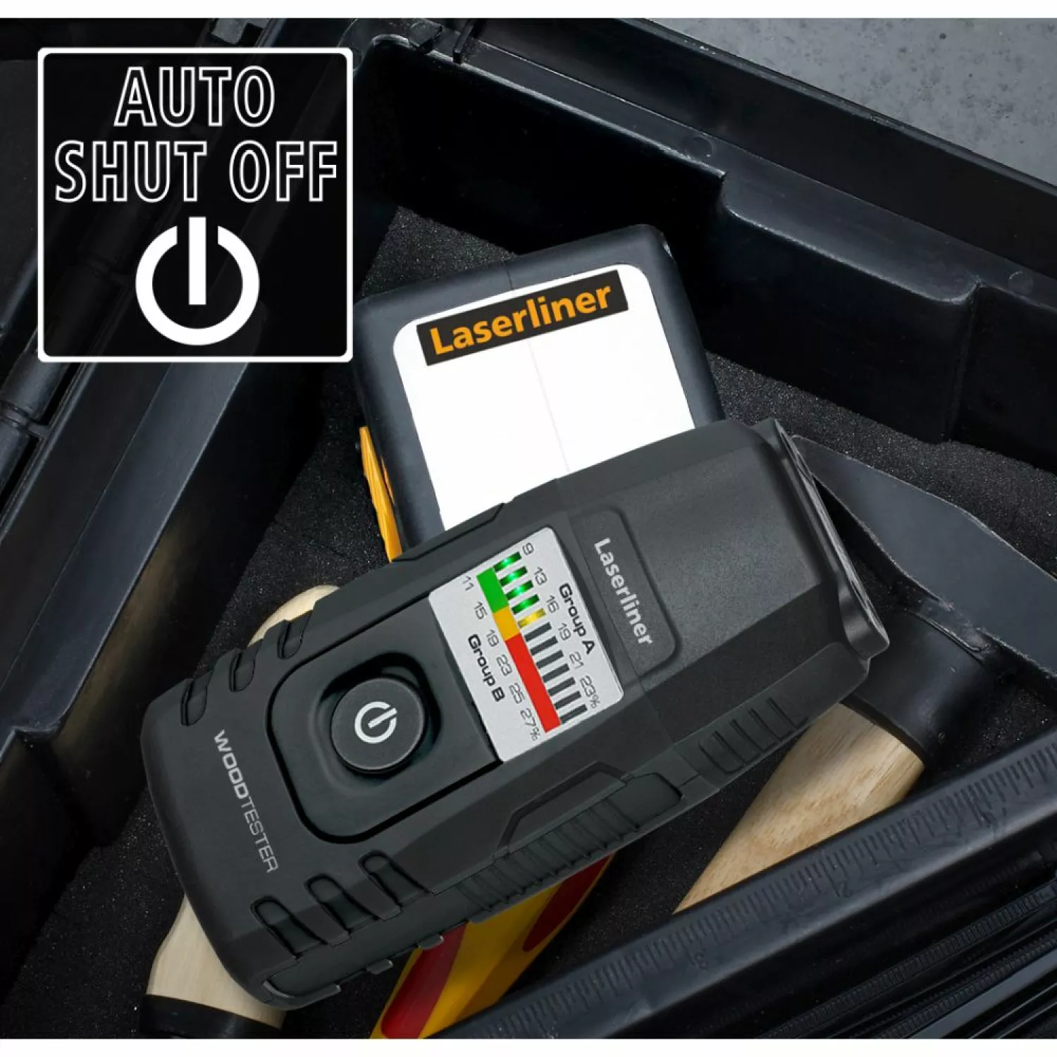 Laserliner 082.006A - Appareil de mesure infrarouge WoodTester-image