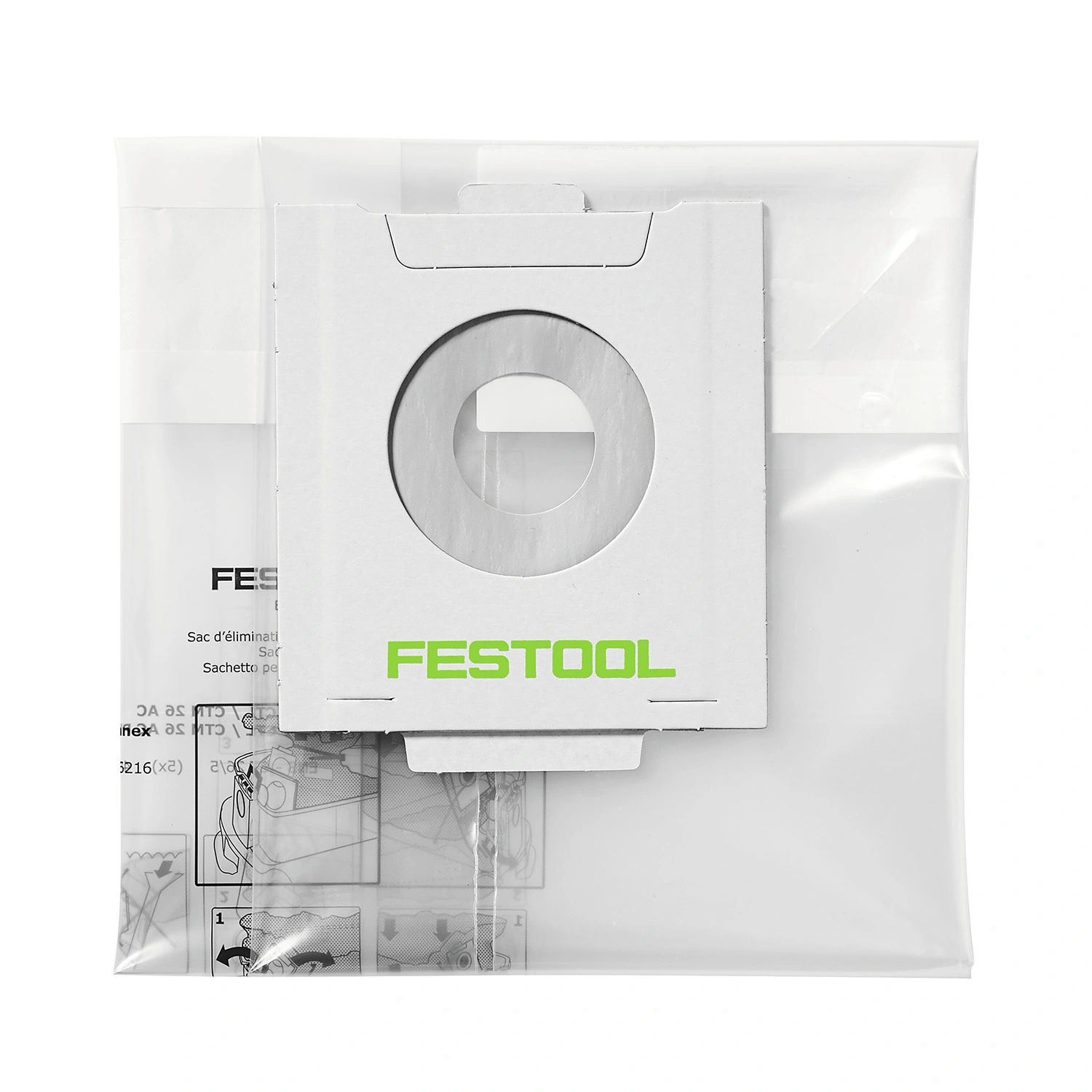 Festool 496215 ENS-CT 36 AC/5 Plasticfolie wegwerpstofzak