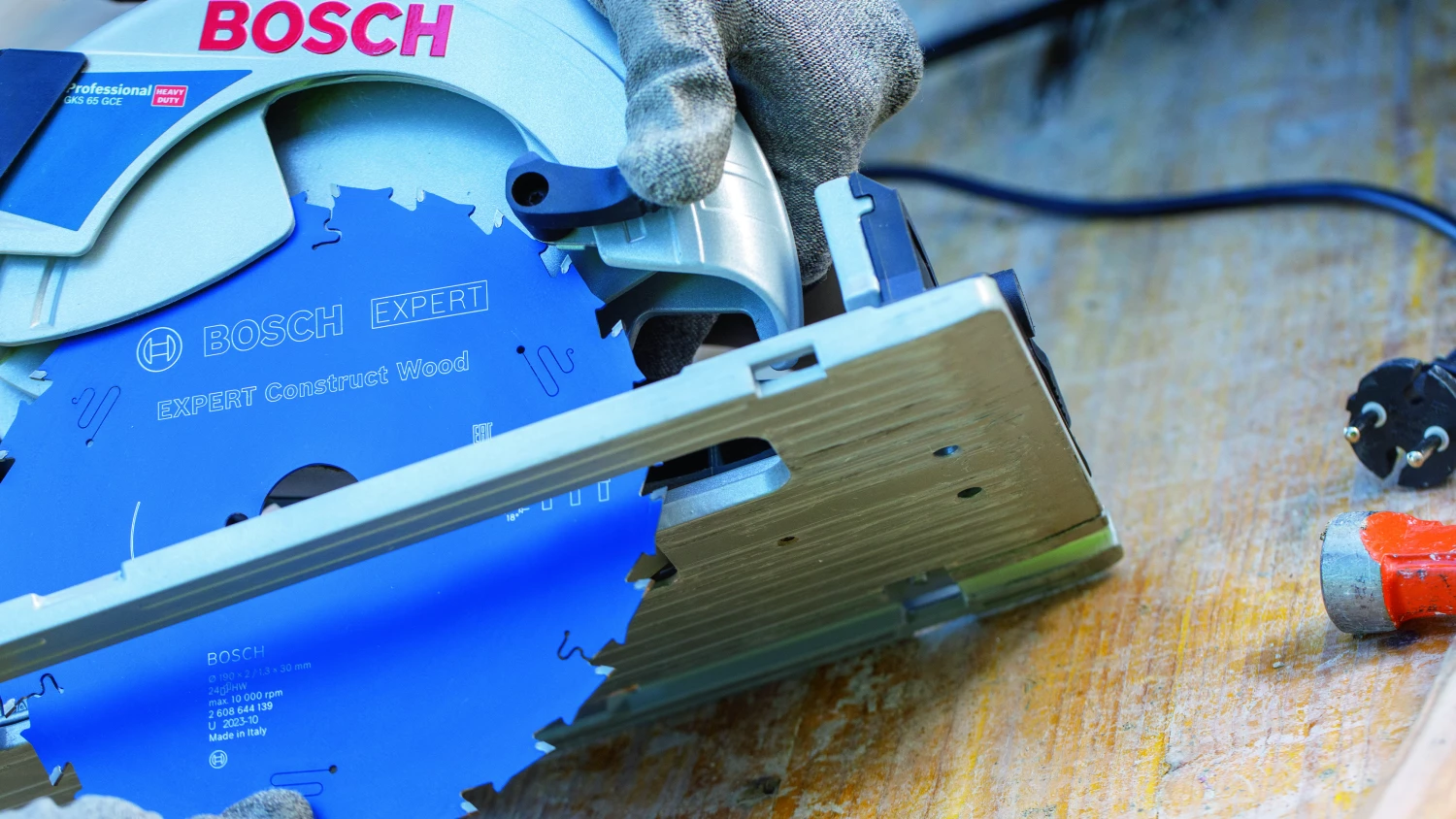 Bosch 2608644139 - Lame de Scie Circulaire Expert pour Construct Wood, 190 x 30 x 2 mm, 24D-image