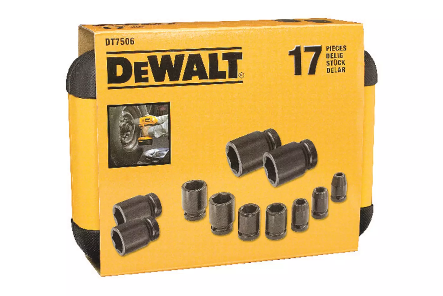 DeWALT DT7506 17 delige doppenset in koffer-image