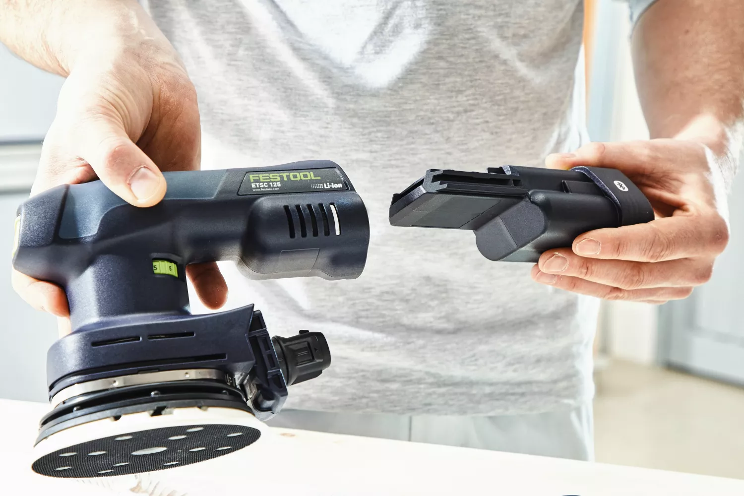 Festool ETSC 125 3,0 I-Set Accu-excenterschuurmachine-image