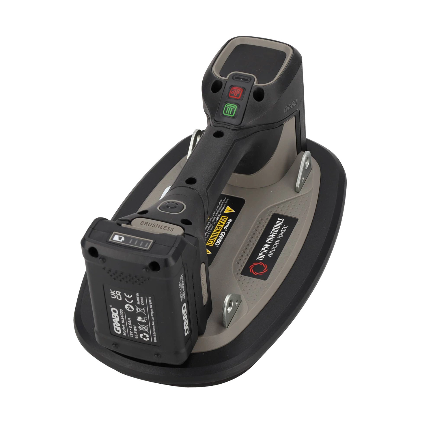 Grabo Pro Brushless Elektrische Vacuüm Tegeldrager Complete set in systainer - 120kg-image