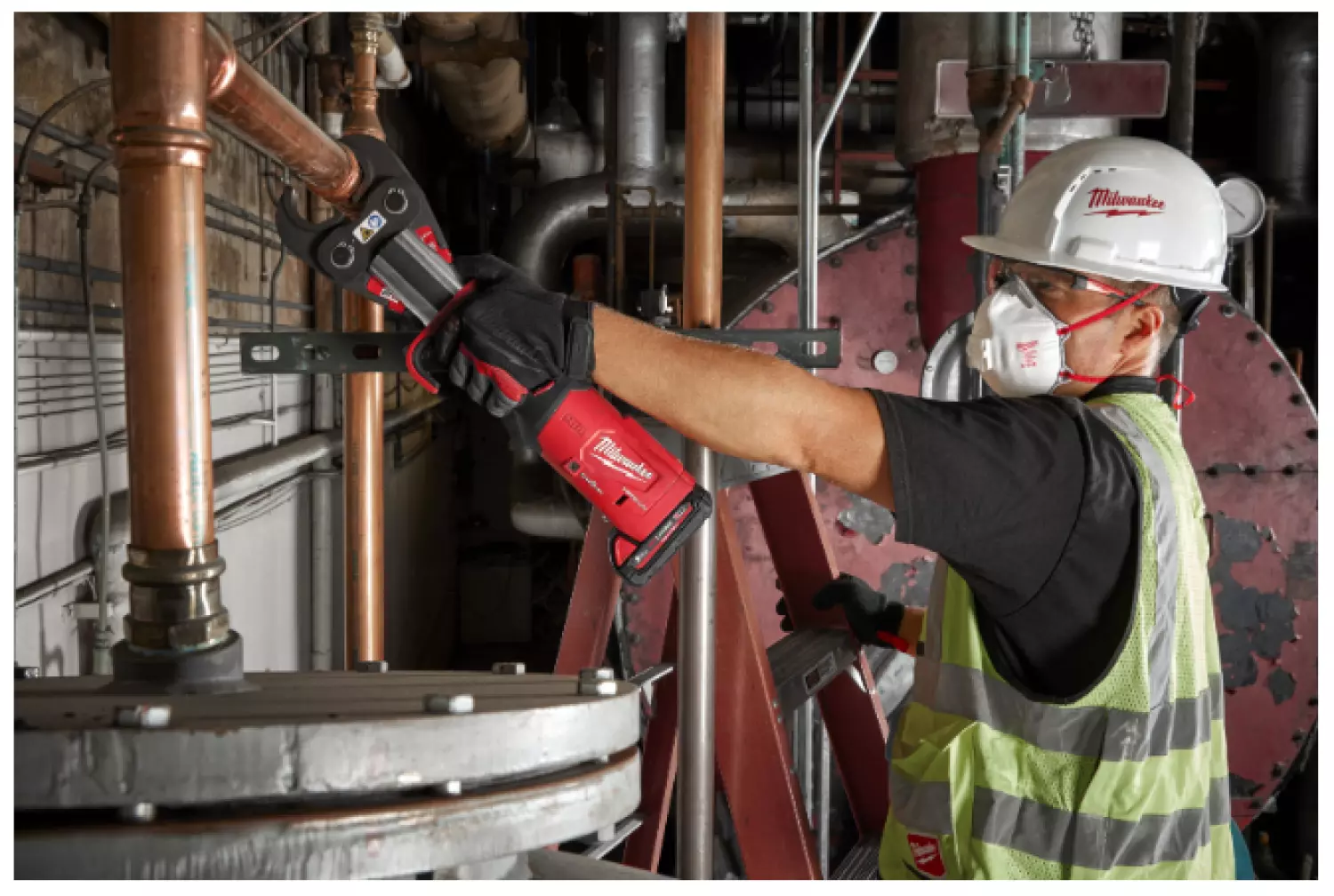Milwaukee M18 ONEBLHPT-302C M-set Pince à sertir sans fil-image