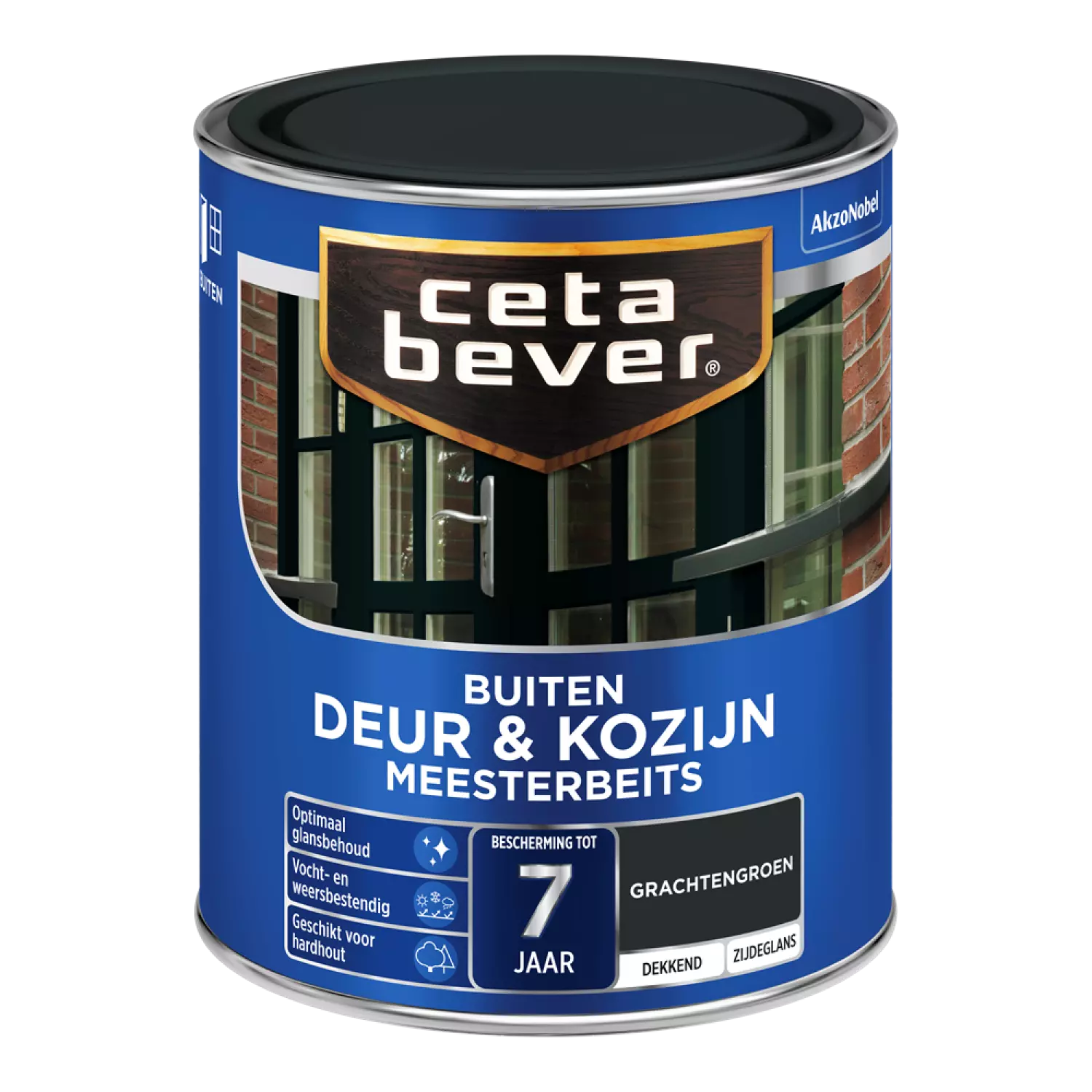 Cetabever Meesterbeits Deur En Kozijn Dekkend - Grachtengroen - 750ml-image