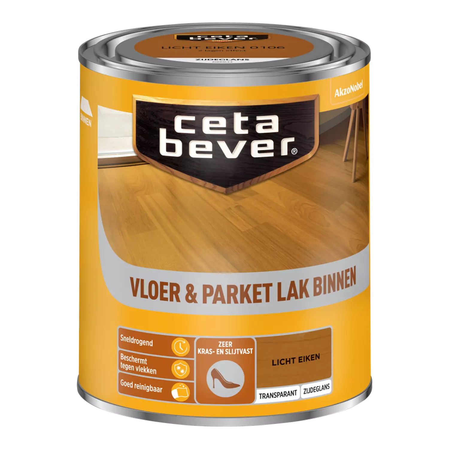 Cetabever Vloer- & Parketlak Transparant - Licht Eiken - 750ml-image