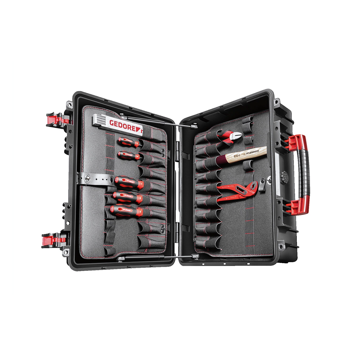 Gedore RED R21652057 AZUBI L Though Case Jeu d'outils dans un coffret - 56 pièces-image