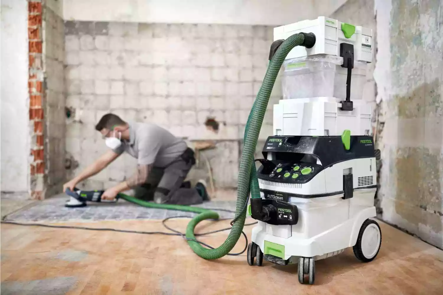 Festool RG 130 ECI-Set DIA AB Renovatieslijpmachine in systainer - 1600W - 130mm-image