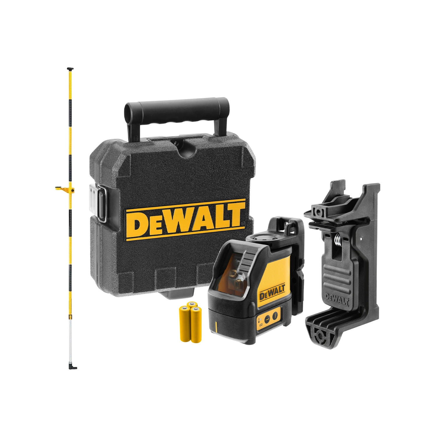 DeWALT DW088KPOL-XJ Laser à lignes croisées autonivelant dans un coffret (DW088K) et sur pied (DE0882) - 15 m-image