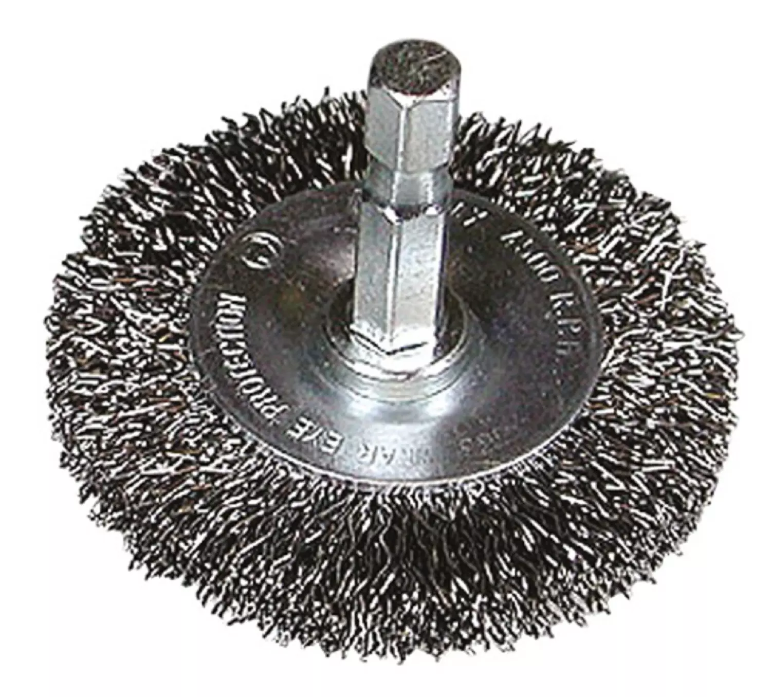 HiKOKI 751321 Brosse circulaire - 100X0.3 - avec queue 1/4"- à fils ondulées-image