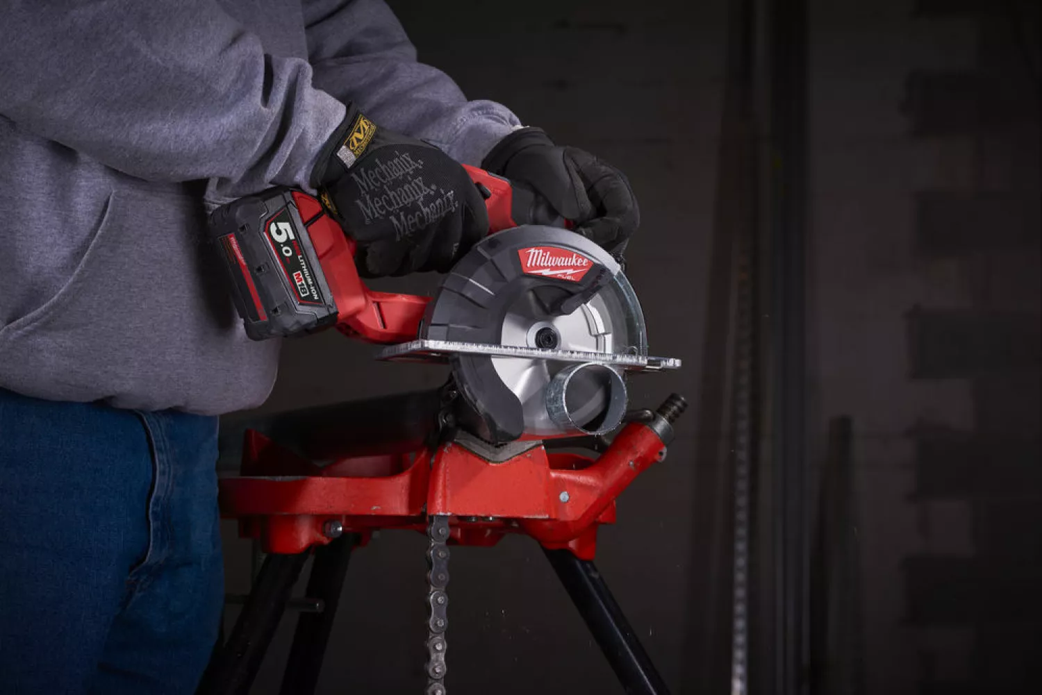 Milwaukee M18 FMCS-502X 18V Li-Ion accu Cirkelzaag set (2x 5ah accu) in HD Box -150 x 20mm - koolborstelloos-image