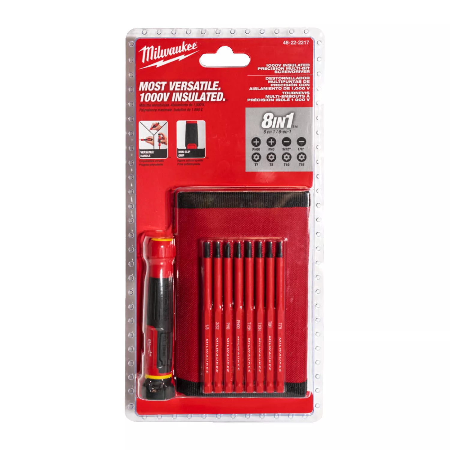 Milwaukee 4932493659 8-delige VDE Precisie Schroevendraaierset in etui-image