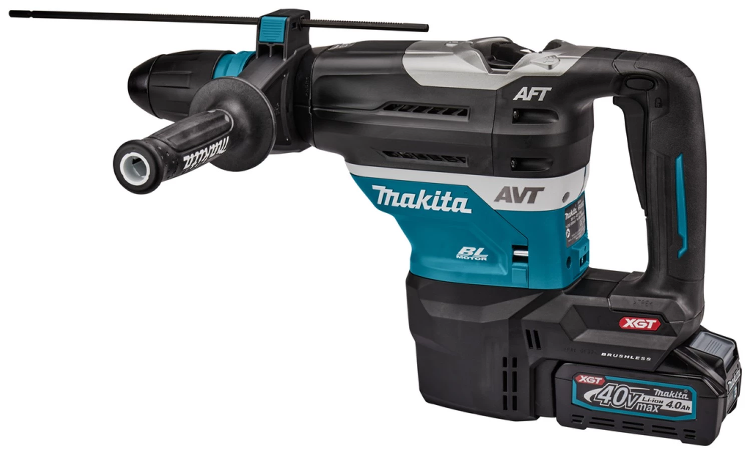 Makita HR005GM202 Perforateur burineur sans-fil - XGT 40V max Li-ion - Kit (2 x 4,0 ah) - Émetteur AWS - Coffret-image