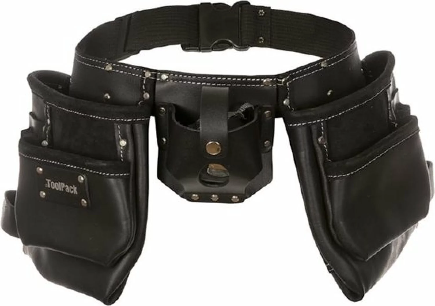 ToolPack 366.000 Industrial Gereedschapsgordel zwart - Dubbel - Leer-image