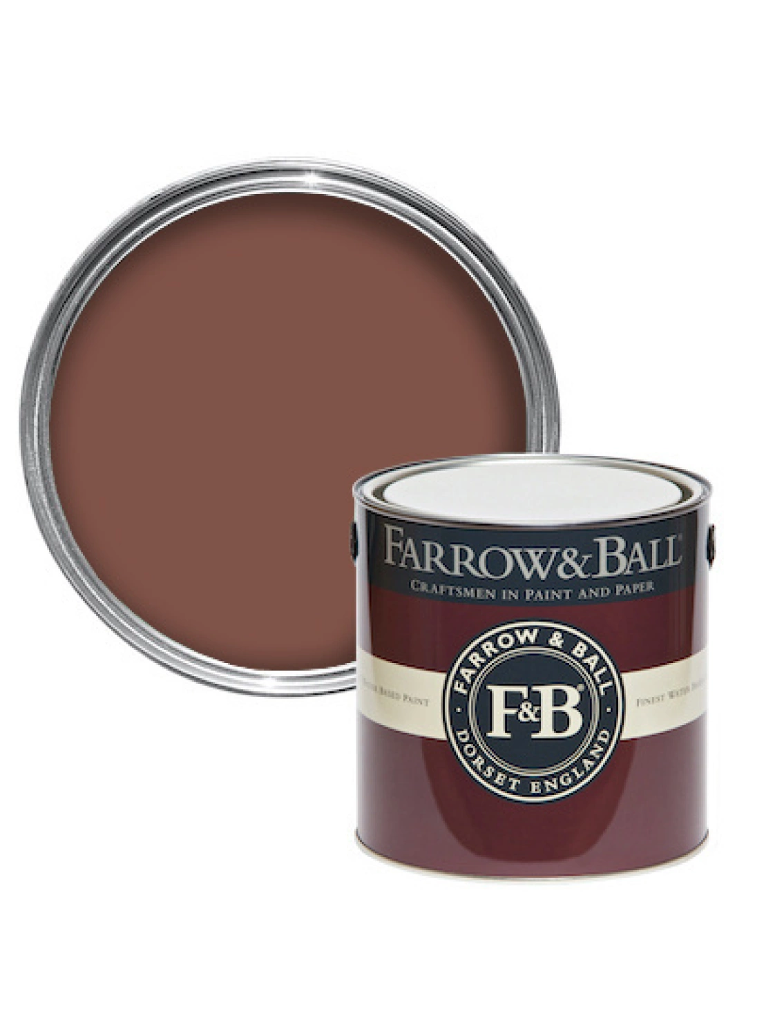 Farrow & Ball Exterior Eggshell Etruscan Red No. 56 - 750ml-image