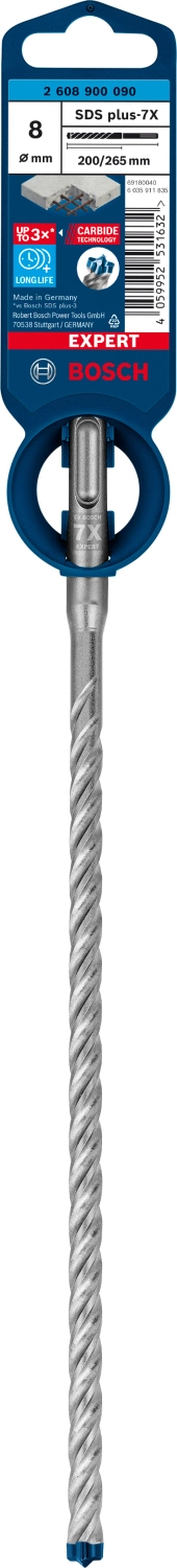 Bosch 2608900090 EXPERT Hamerboor SDS plus-7X - 8x200x265mm-image