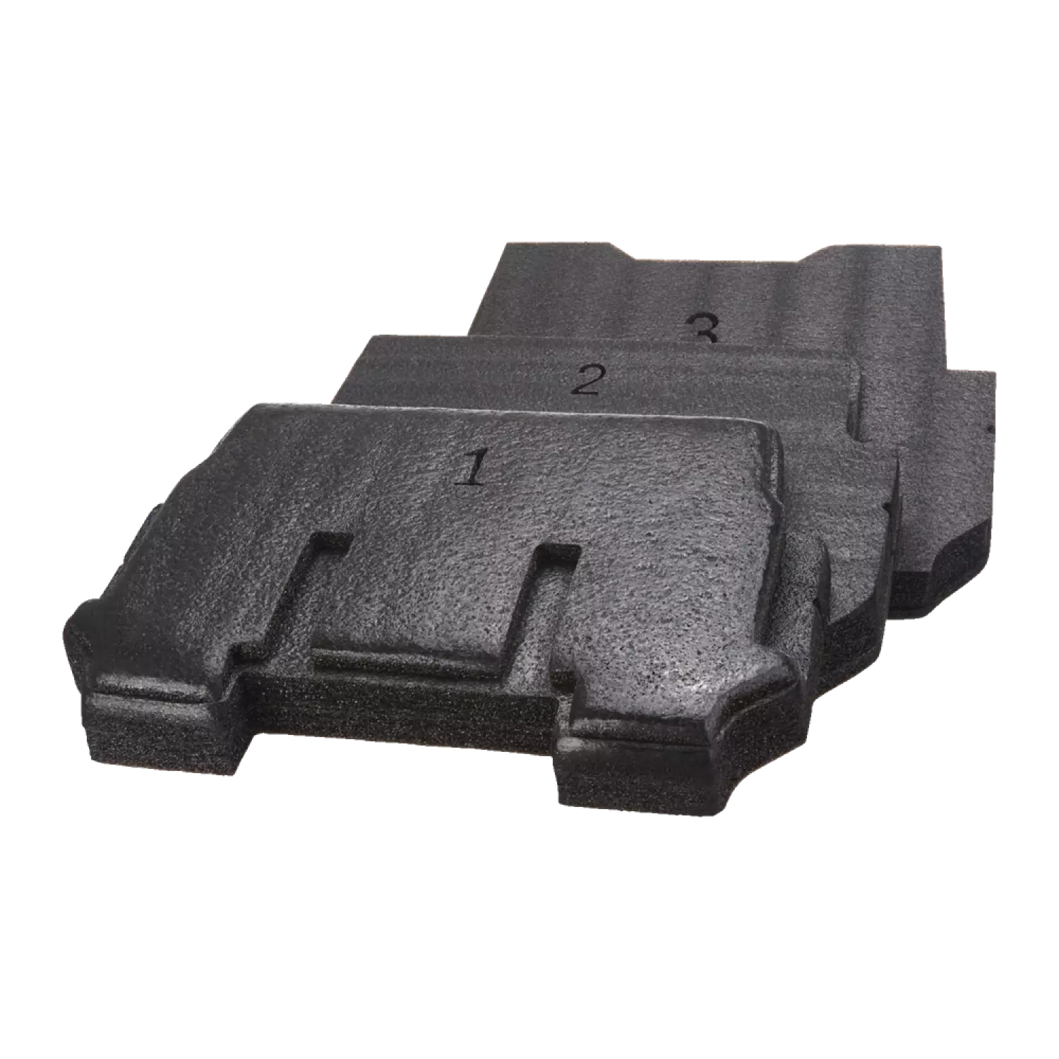 Milwaukee 4932471927 Inlay en mousse pour chariot Packout (3pcs)
