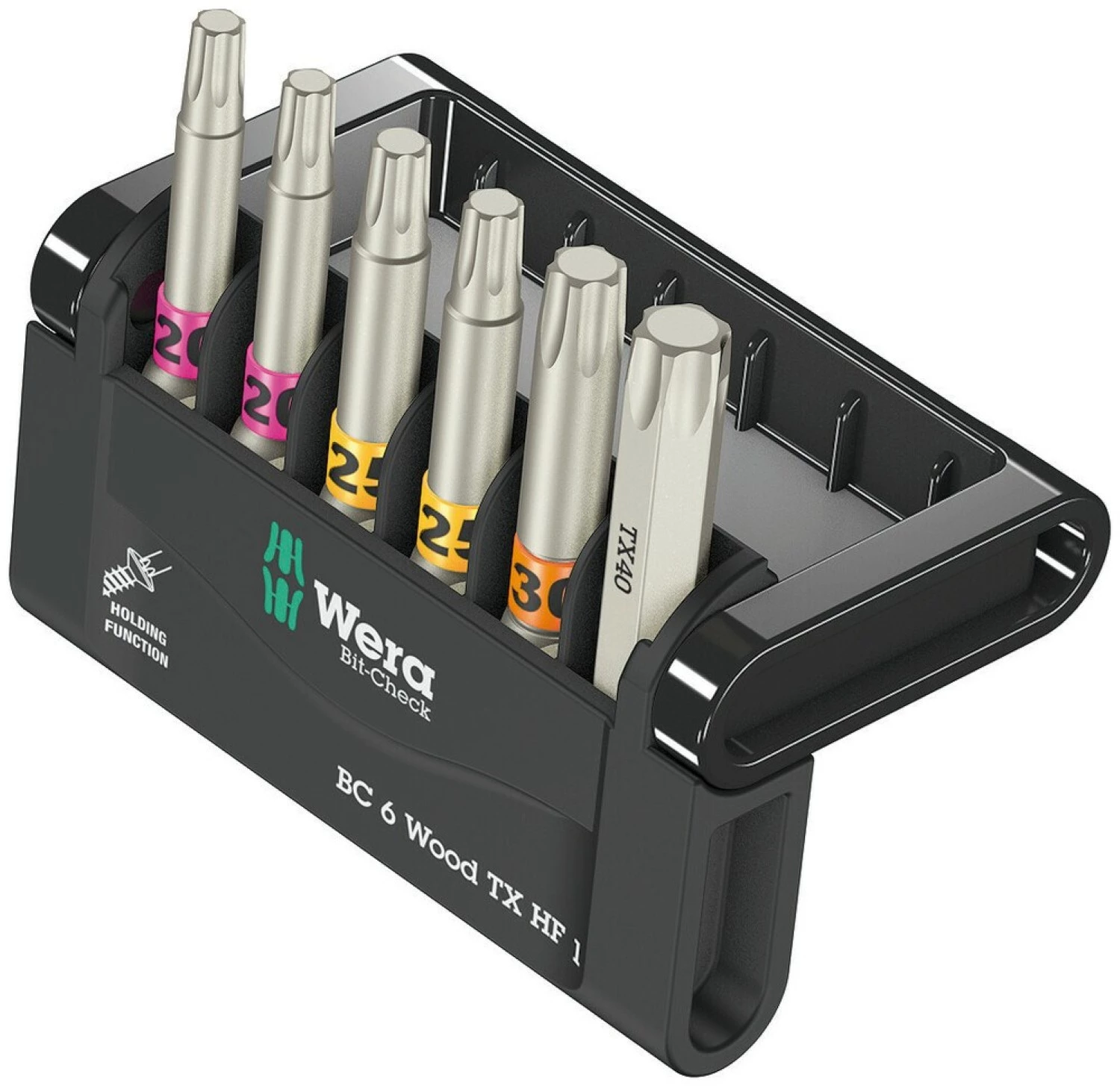 Wera 05056470001 6-delige Bit-Check 30 Wood TX HF 1-image