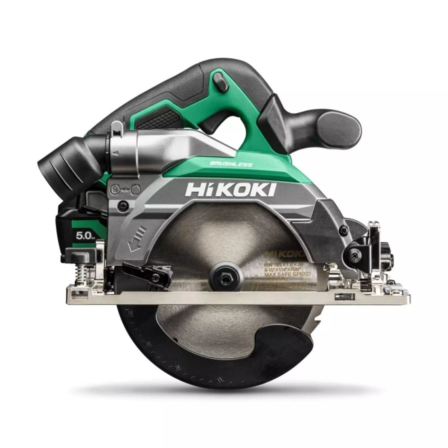 HiKOKI C1806DBWPZ 18V Li-ion accu cirkelzaag set (2x 5.0Ah accu) in HSC IV Koffer - 165mm-image