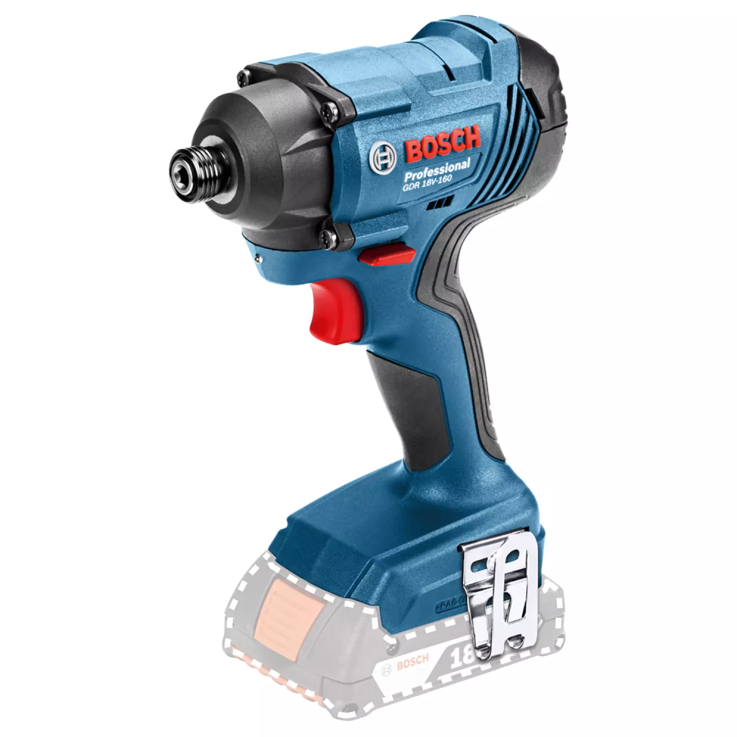 Bosch GDR 18 V-160 SOLO 18V Li-Ion accu slagschroevendraaier body - 160Nm-image