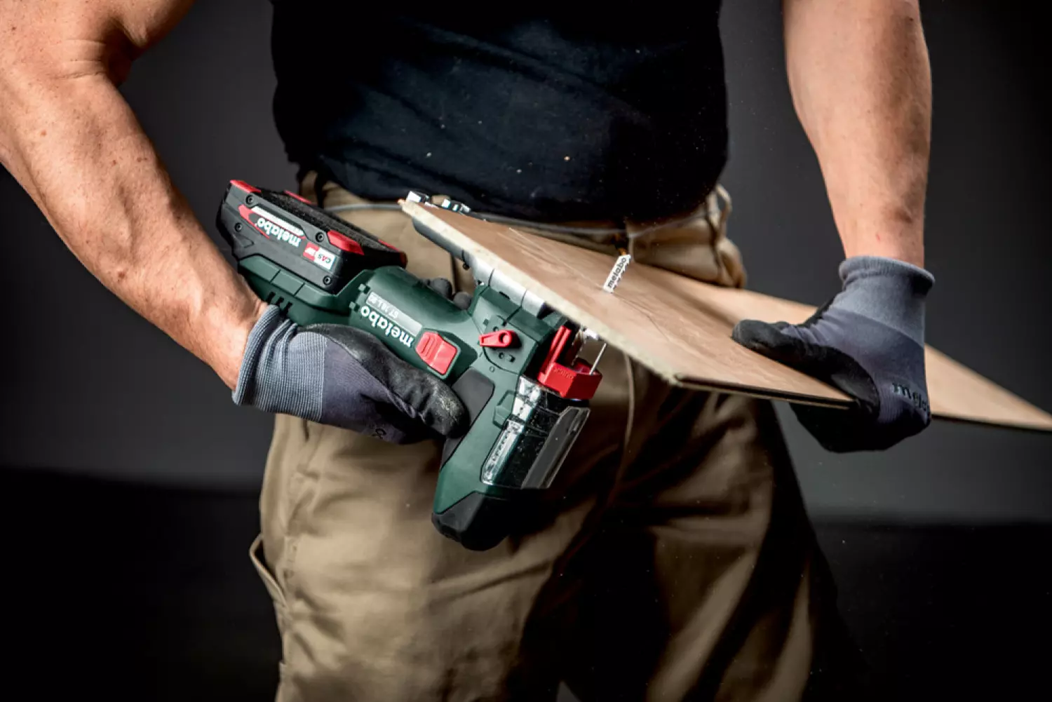 Metabo ST 18 L 90 18V Li-ion accu decoupeerzaag body in MetaBox - T-greep-image