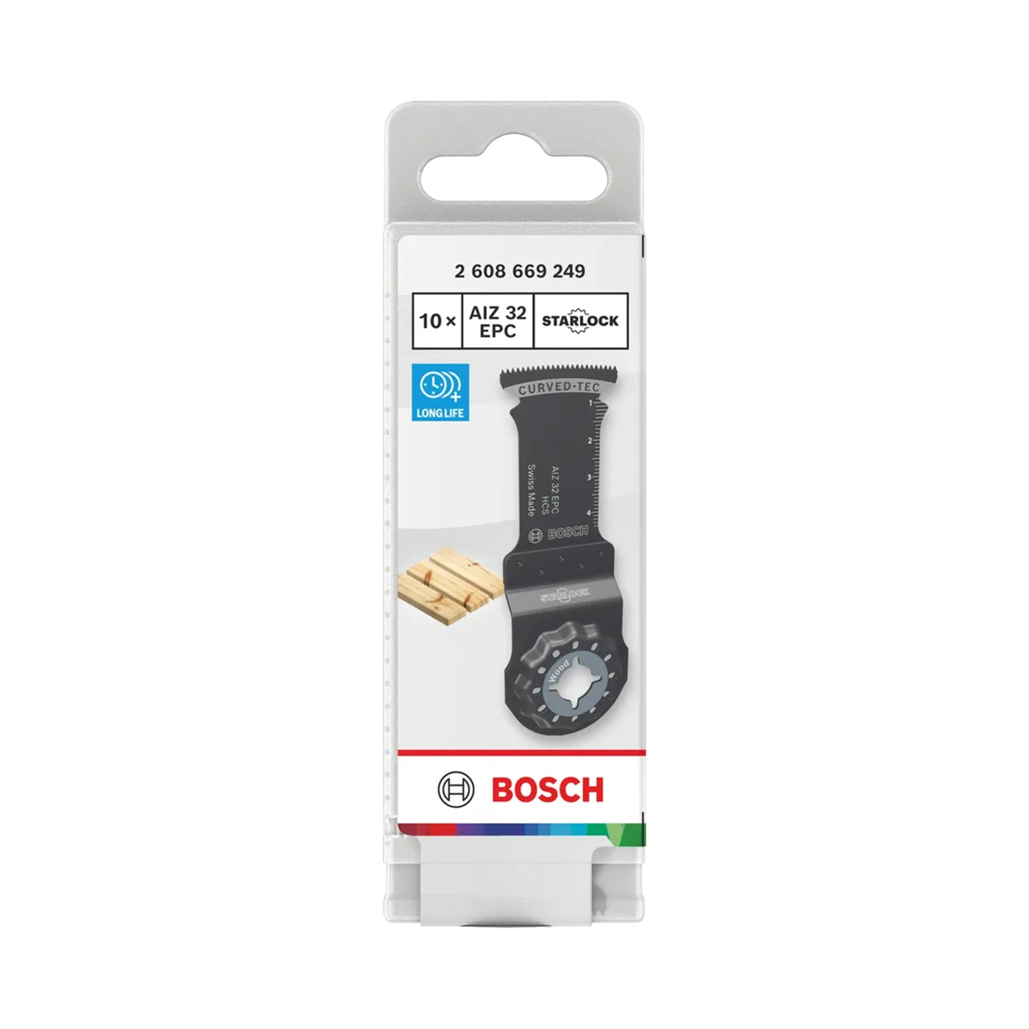 Bosch 2608669249 Standaard Invalzaagblad AIZ 32 EPC - 50 x 32mm - Zachthout - (10st.)