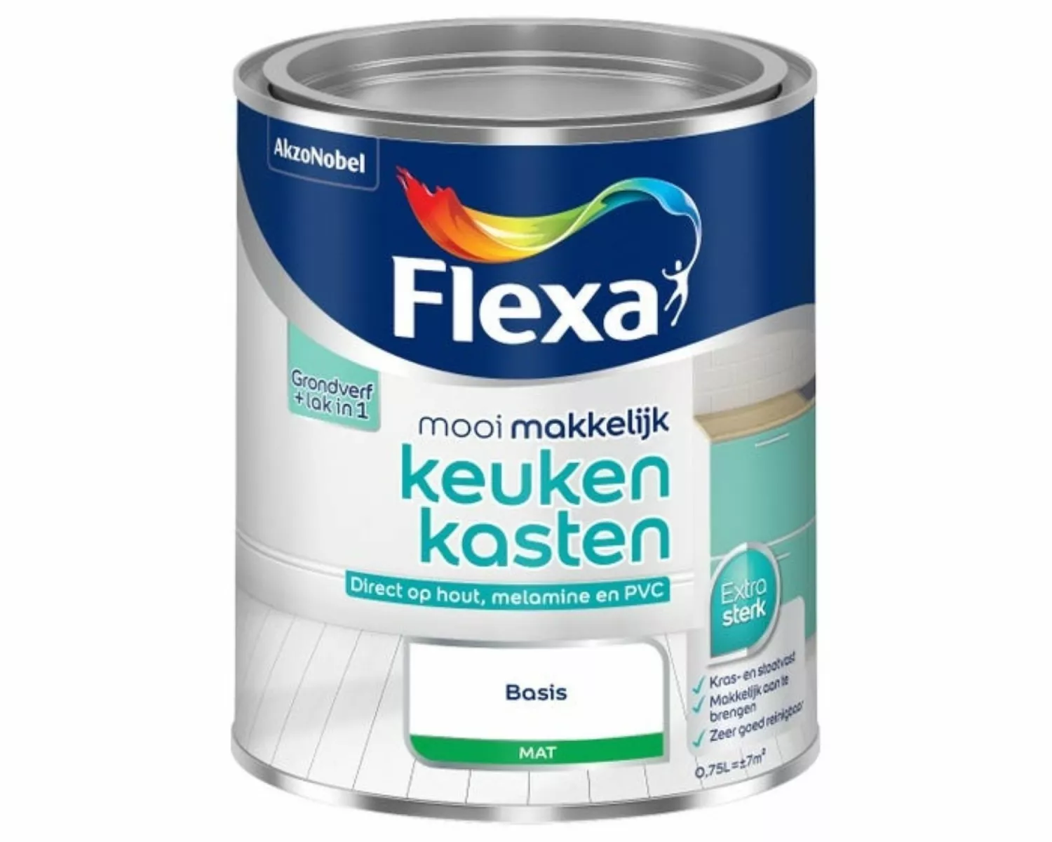 Flexa Mooi Makkelijk Keukenkasten Mat - zwart - 0,75L-image