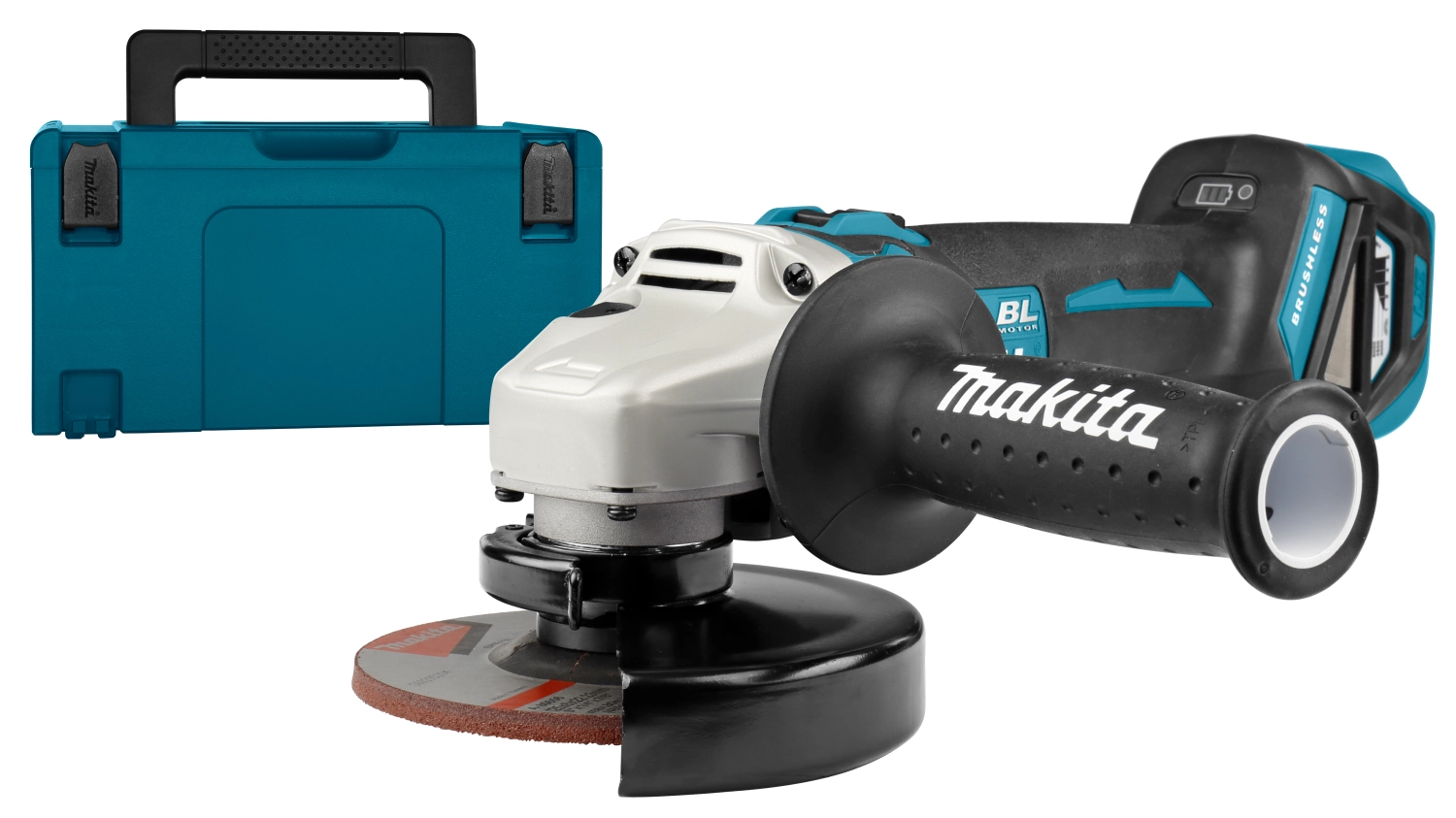 Makita DGA513ZJ Meuleuse d'angle sans-fil - 18V Li-ion - MAKPAC - 125 mm - brushless - Machine seule-image