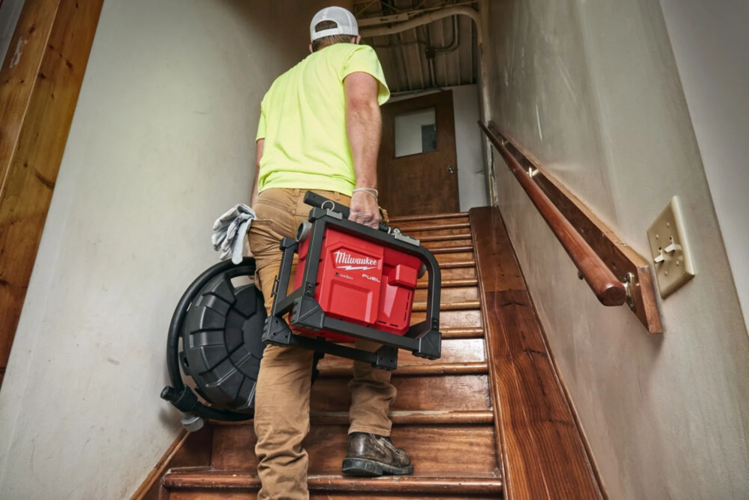Milwaukee M18 FCSSM-121 Kit de machine à ressort segmenté avec batterie Li-ion 18 V (1 batterie 12,0 Ah) - 46 m - 32-160 mm - sans charbon-image