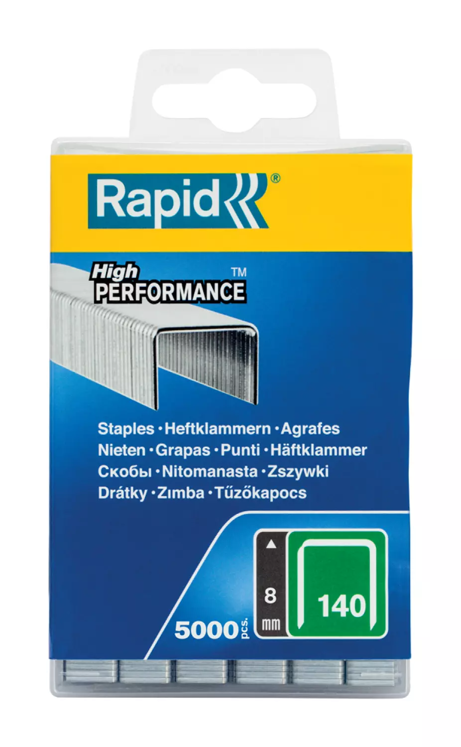 Rapid 163873 Agrafes en fil plat n°140/8 mm-image