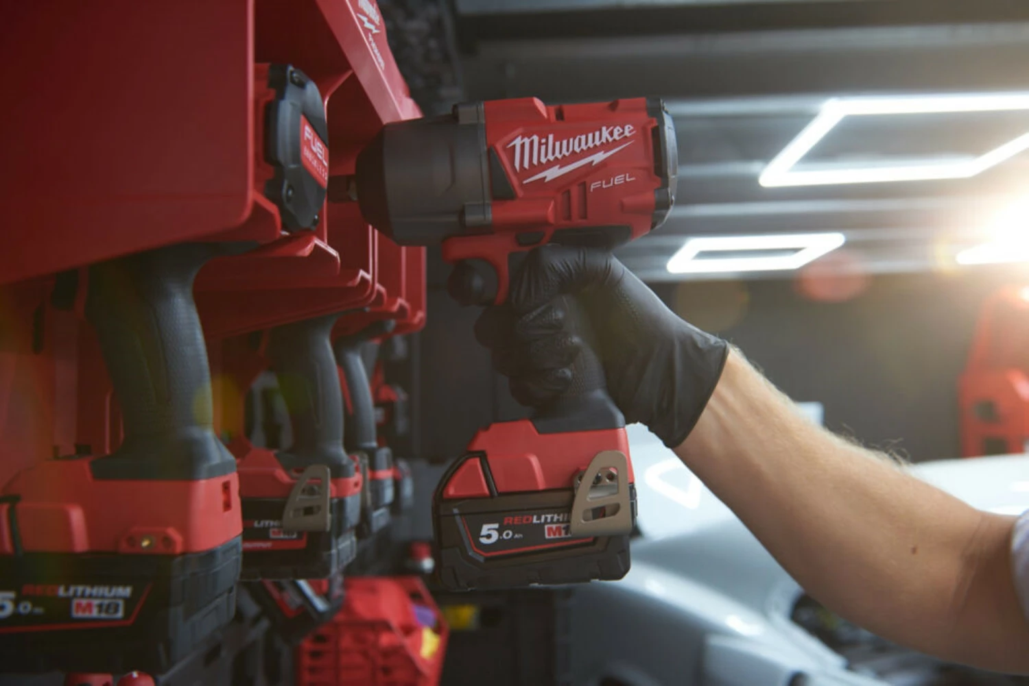 Milwaukee 4932493235 gant de travail - Nitrile - 9L/S -50 pièces-image