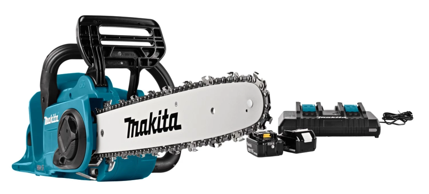 Makita DUC353PT2 LXT 2x18V Li-Ion accu kettingzaag set (2x 5.0Ah accu) - 35cm-image