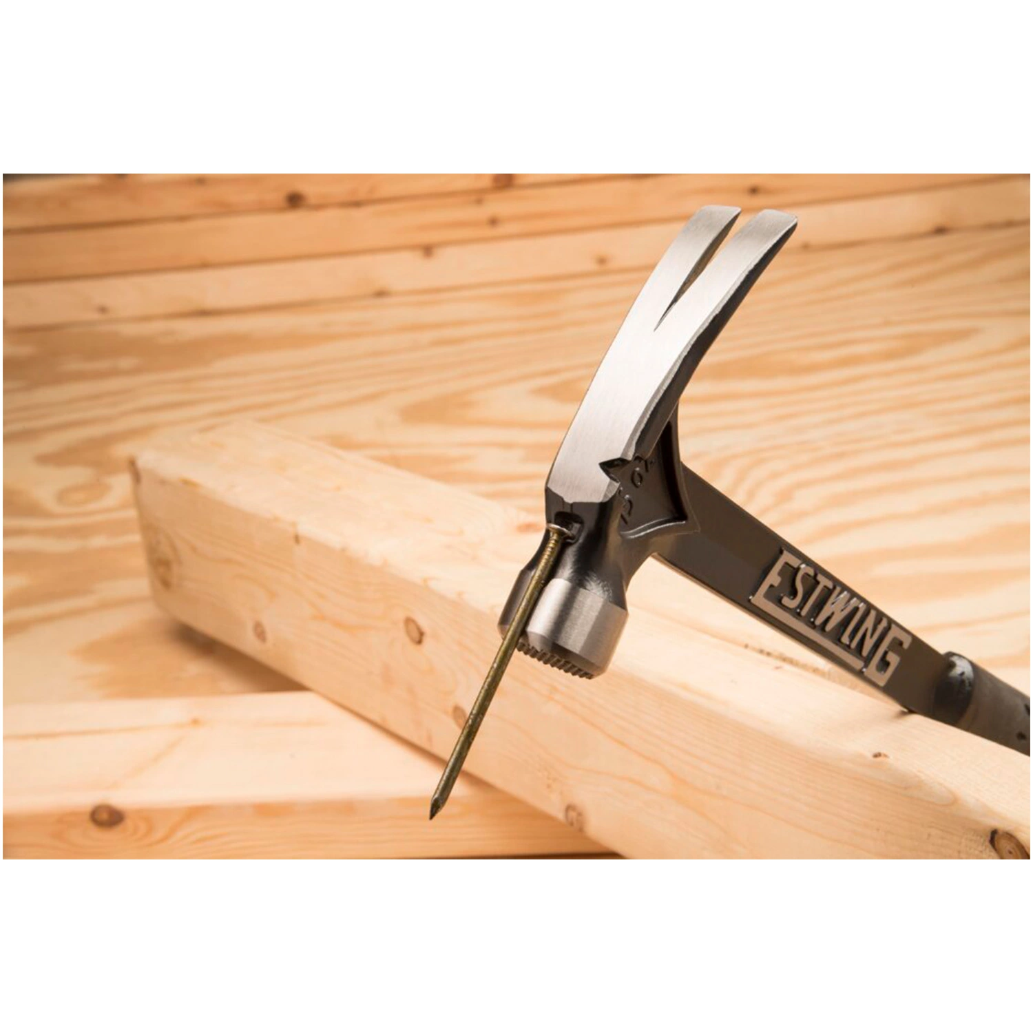 Estwing EB-15SR rechte klauwhamer Ultra - vinyl zwarte handgreep - 420 gram kopgewicht-image