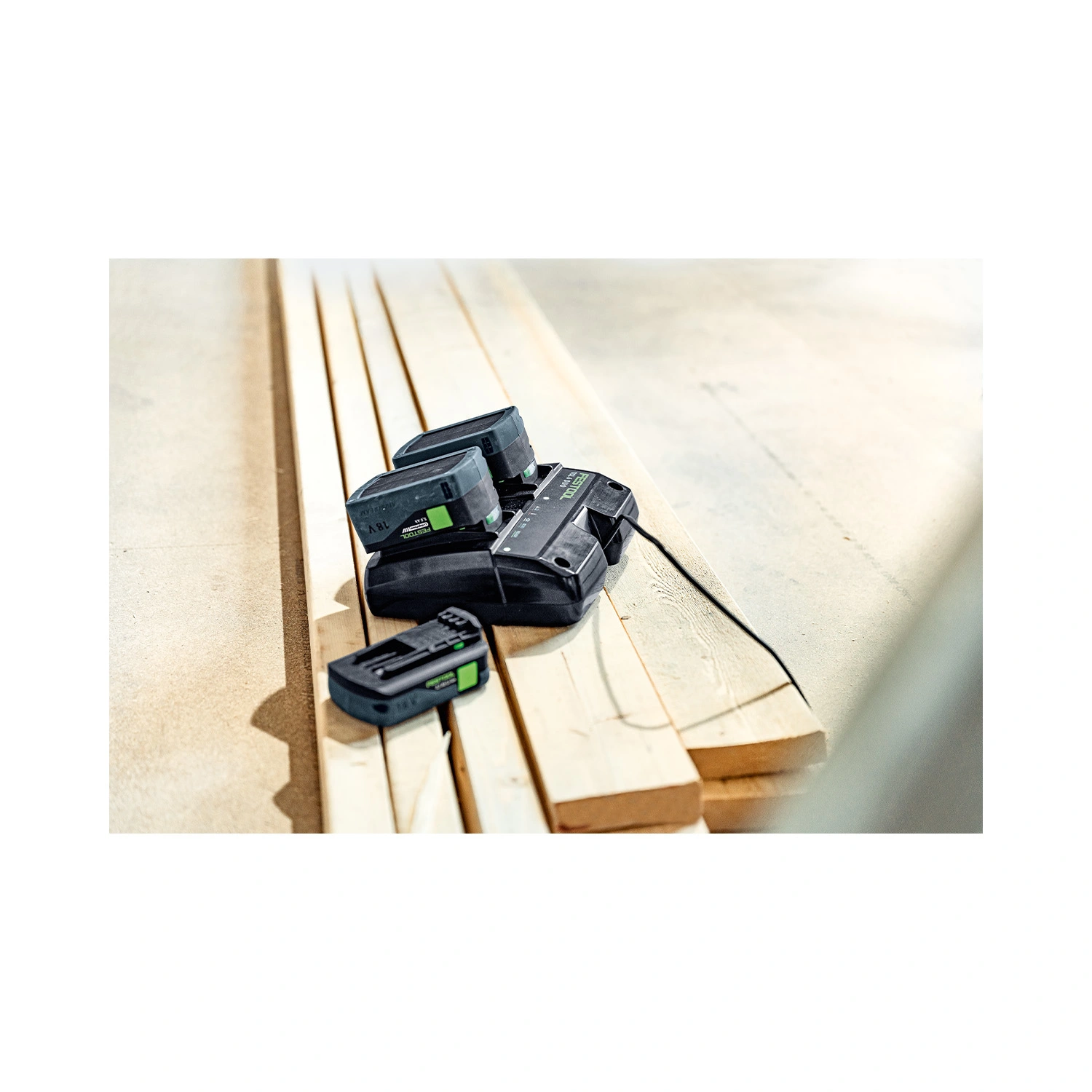 Festool 578679 SYS 18 V, kit de démarrage 2xHP5,0/TCL6DUO (2x 5,0 Ah) dans un Systainer