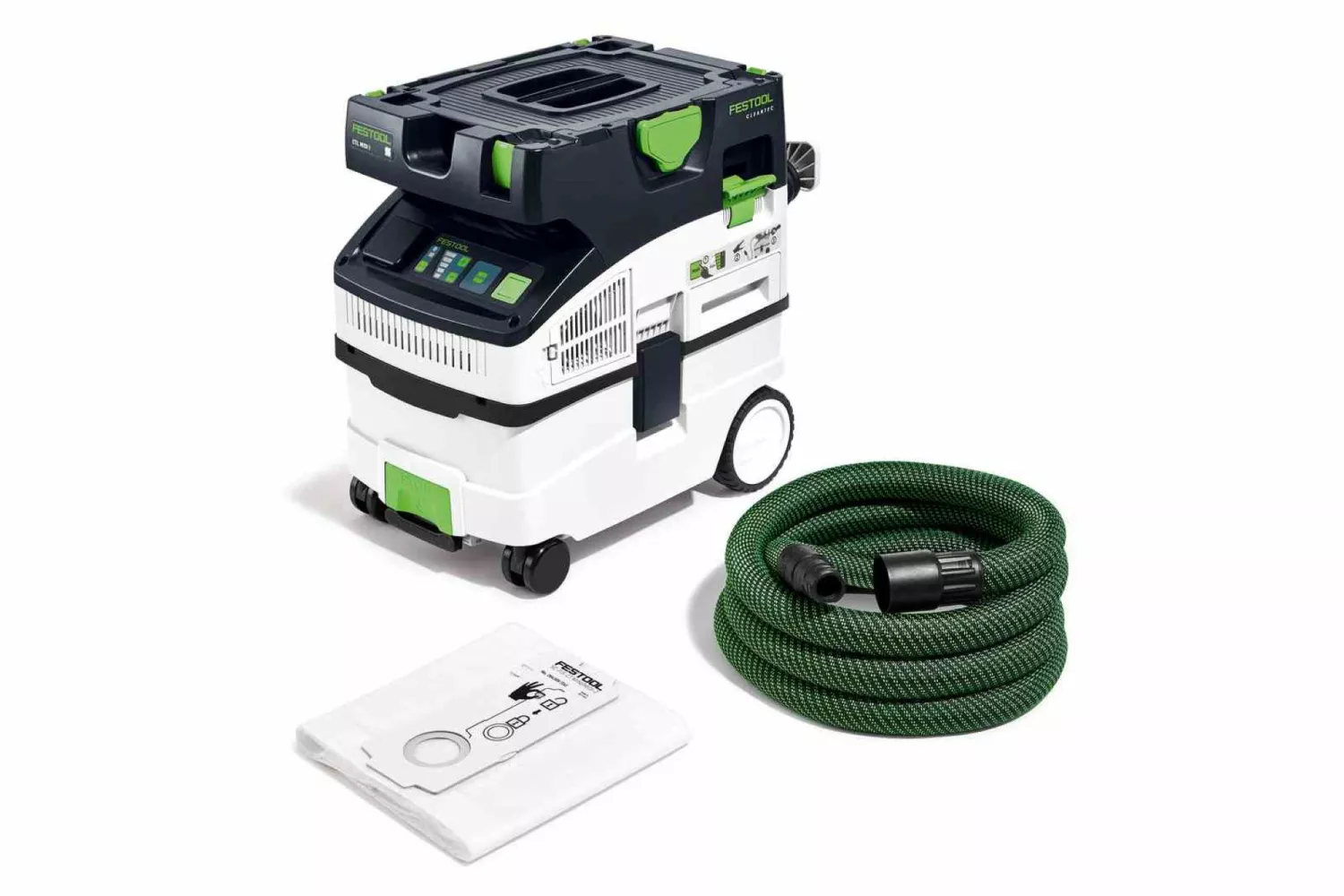 Festool CTL MIDI I - Aspirateur - 1200 W - Classe L - 15 L - avec Bluetooth-image