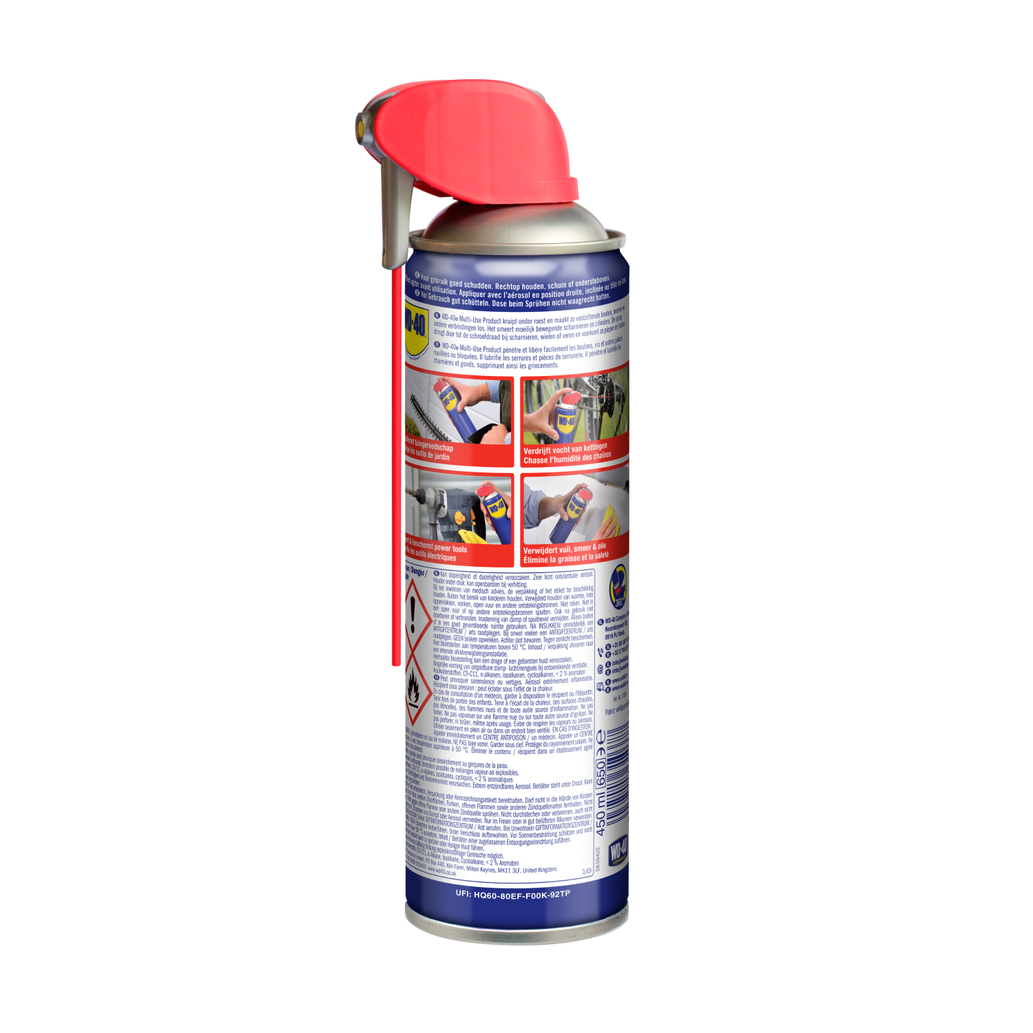 WD-40 31037 Multispray met smart straw - 450 ml-image