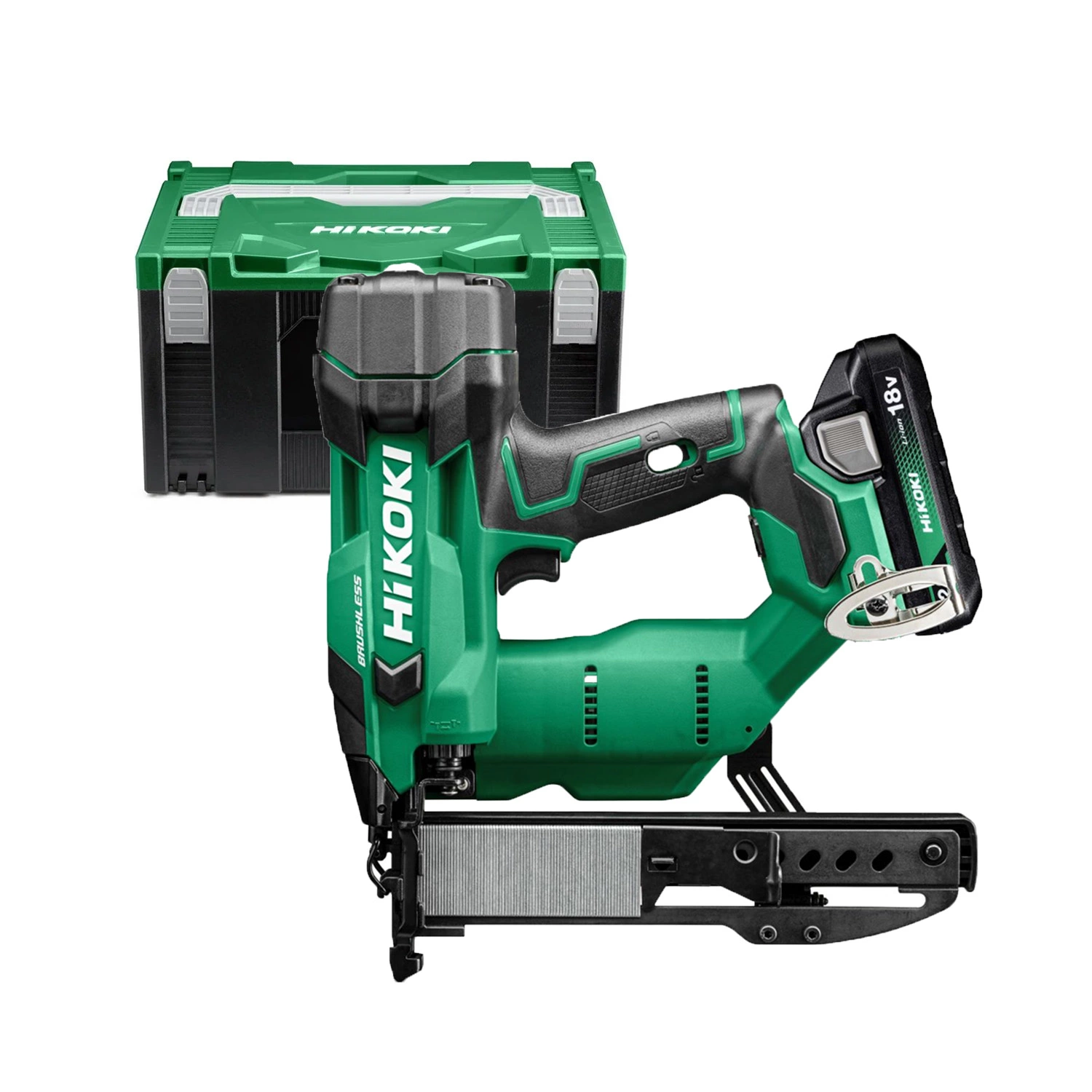 HiKOKI N1804DAWXZ 18V Li-ion Accu Nietmachine set (2x 2.0Ah accu) in HSC III - 13-40mm-image
