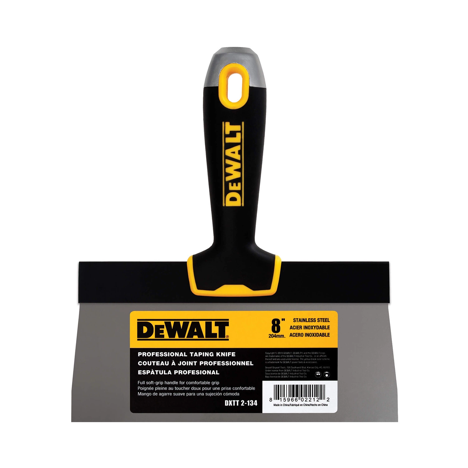 DeWalt Spackmes RVS Softgrip-image