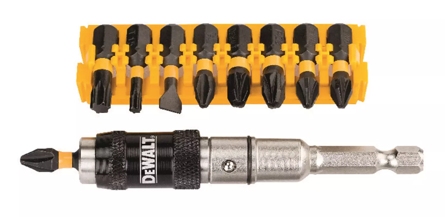 DeWALT DT70518T 10-delige impact Torsion bitset met zwenkbare bit tip houder-image