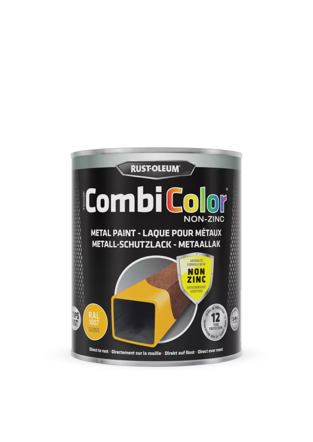 Rust-Oleum Combicolor Hoogglans Zinkvrij - RAL 1007 narcissengeel - 0,75L-image