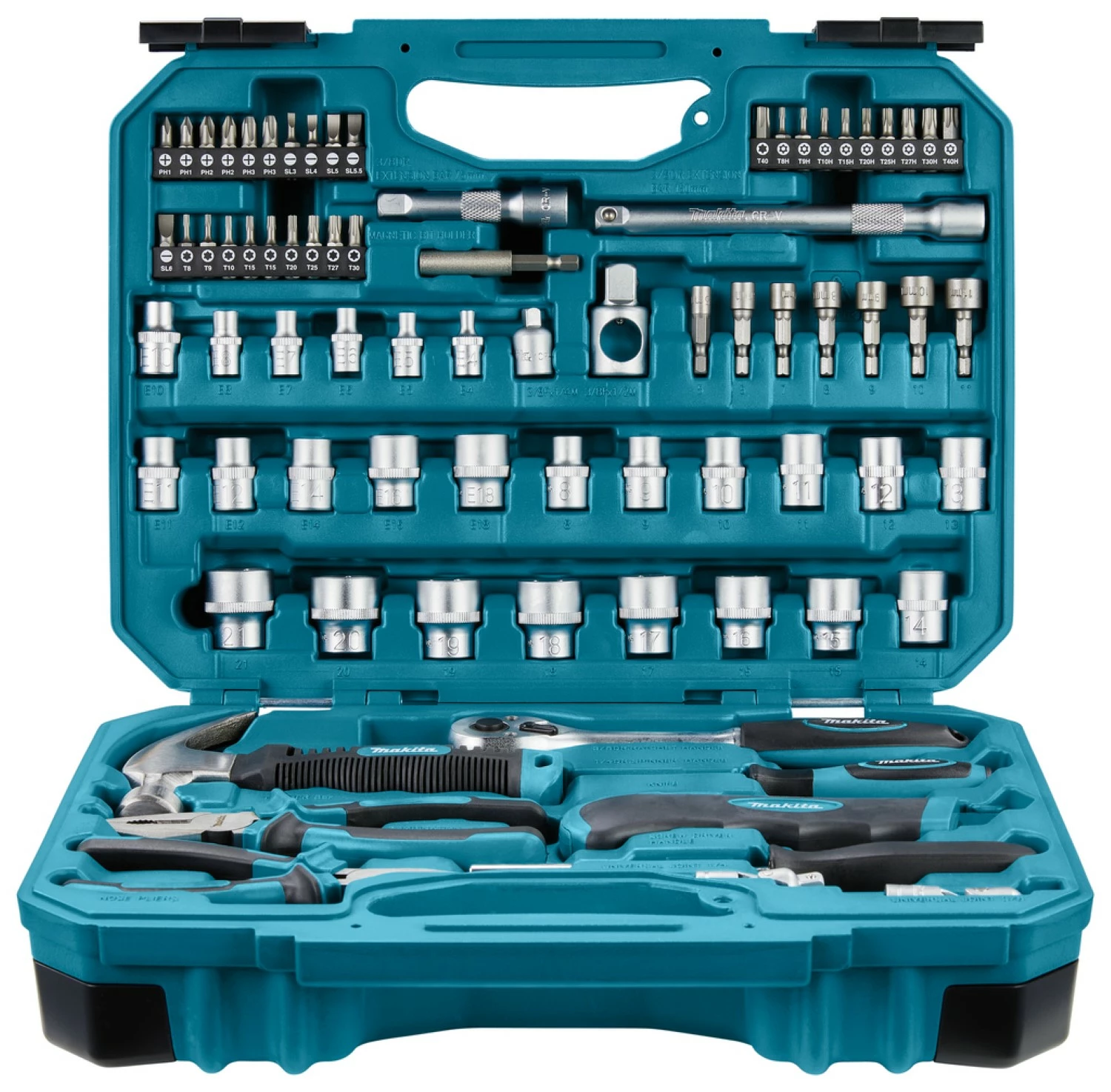 Makita E-10899 Kit d'outils en mallette - 76 pièces-image