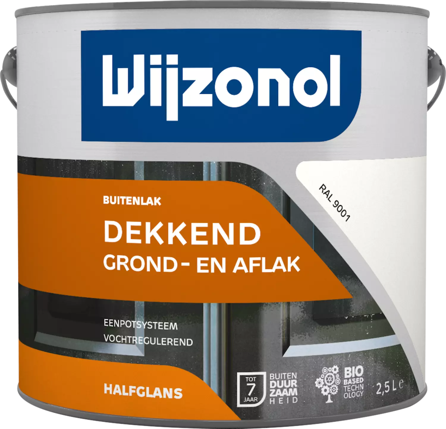 Wijzonol Grond- en aflak in één - RAL 9001 - 2,5L-image