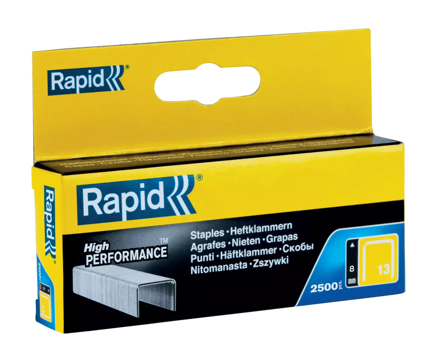 Rapid 11835625 Nieten - No. 13 - Gegalvaniseerd - 8mm (2500st)-image