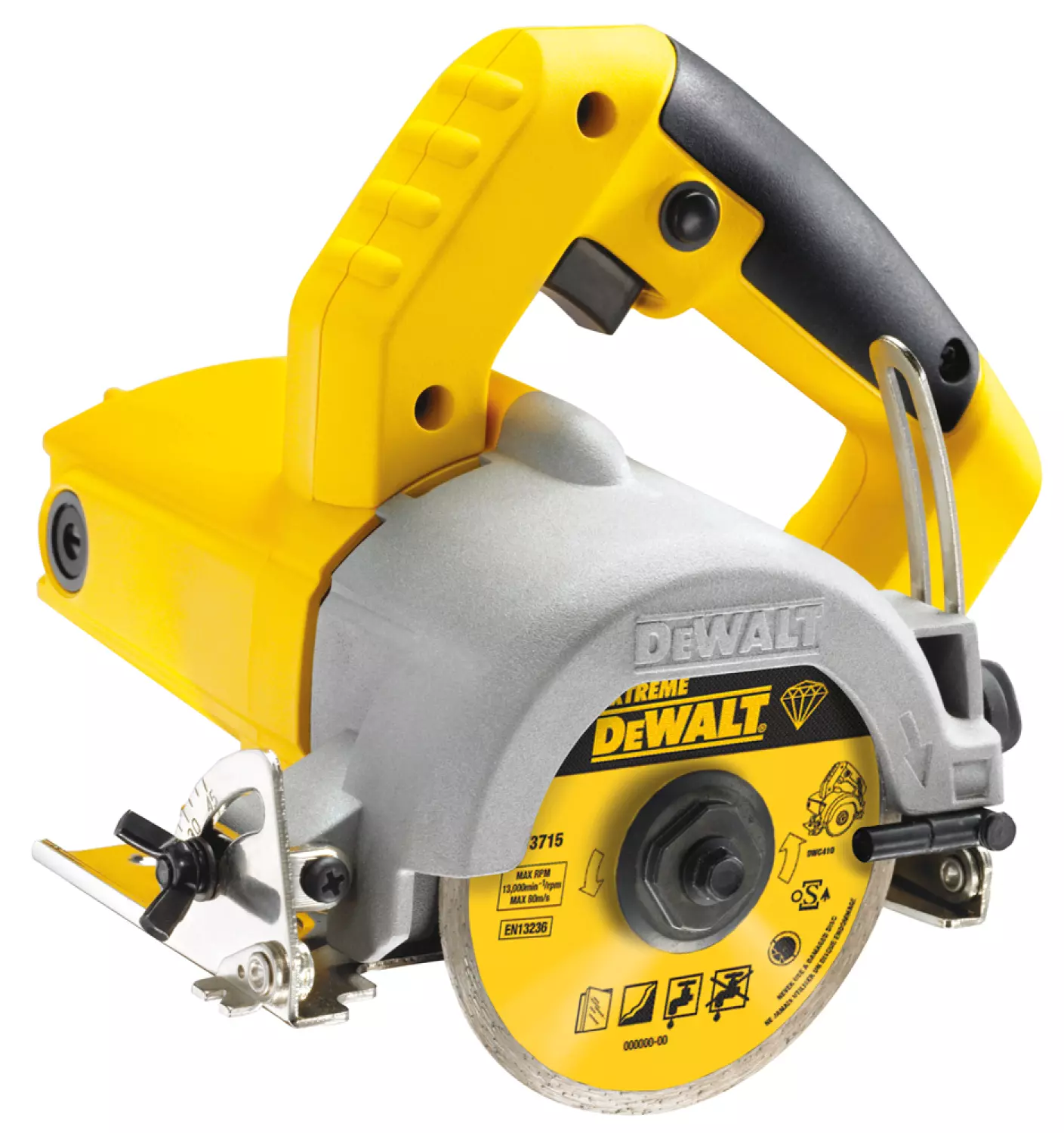 DeWALT DWC410 Scie à carrelage - alimentation d'eau inclus - 1300W - 110mm-image