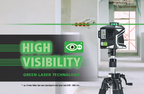 Groene laser-image