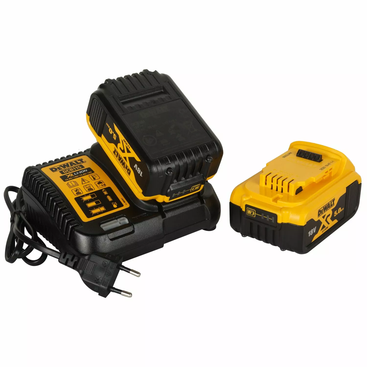 DeWALT DCD996P2 - Set perceuse visseuse Li-Ion 18V (2x batterie 5,0Ah) dans mallette TSTAK - moteur brushless - 95Nm-image